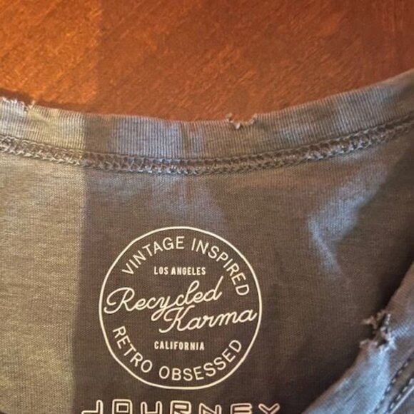 Vintage Inspired Recycled Karma Journey Escape Graphic T-Shirt 100% Cotton small - Picture 3 of 7